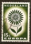 Stamps Netherlands -  Europa-flor estilizada con la CEPT.