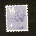 Stamps United Kingdom -  985 - Elizabeth II, emisión regional de País de Gales