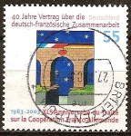 Stamps Germany -  Aniv 40 del Tratado de Cooperación franco-alemana.