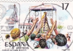 Stamps Spain -  Romería del rocio Almonte  (8)