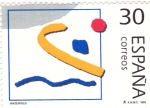 Stamps Spain -  Waterpolo-ilustración  (8)