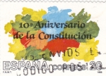 Stamps Spain -  10º Aniversario de la Constitución  (8)