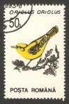 Stamps Romania -  4070 - ave oriolus oriolus