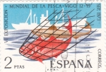 Stamps Spain -  VI Exposición Mundial de la Pesca-Vigo  (8)