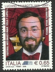 Stamps Italy -  Pavarotti