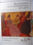 Sellos de America - Venezuela -  Bicentenario de la Independencia 1811-2011 - Reunión de la sociedad Patriótica -(Sello 1 de 10)