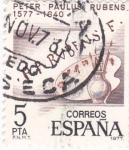 Stamps Spain -  Peter Paulus Rubens 1577-1640   (8)