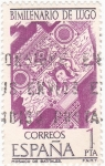 Stamps Spain -  Bimilenario de Lugo  (8)