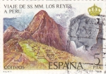 Stamps Spain -  Viaje de ss.mm. los reyes a Peru (8)