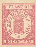 Stamps Spain -  clase 9ª