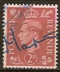Stamps United Kingdom -  El Rey Jorge VI.