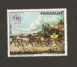 Sellos de America - Paraguay -  Centenario de UPU