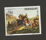 Sellos de America - Paraguay -  Centenario de UPU