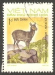 Sellos de Asia - Vietnam -  793 - Animal salvaje, moschus moschiferus