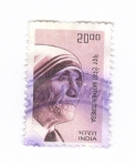 Sellos del Mundo : Asia : India : Santa Teresa de Calcuta