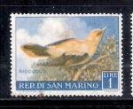 Stamps Europe - San Marino -  Rigogolo, oriol
