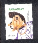 Stamps Paraguay -  Karayá: Alouatta caraya