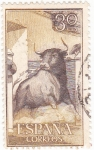 Stamps Spain -  Toro saliendo del redil  (8)