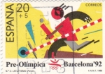 Stamps Spain -  Pre-Olímpica Barcelona-92 atletismo  (8)