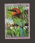 Stamps Equatorial Guinea -  Ave Momotus mexioanus