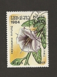 Stamps Laos -  Datura meteloides