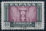 Stamps Spain -  ESPAÑA 893 XIX CENTENARIO DE LA VENIDA DE LA VIRGEN DEL PILAR A ZARAGOZA