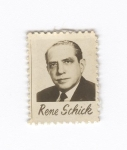 Stamps : America : Nicaragua :  Rene Schick