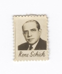 Sellos de America - Nicaragua -  Rene Schick