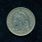 monedas del Mundo : America : Argentina :  10 Centavos