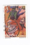 Stamps Spain -  Obras de Manolo Élices. El circo