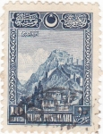 Stamps Turkey -  Panorámica de Ankara Kalesi