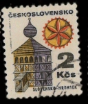 Stamps Czechoslovakia -  TORRE DE MADERA CON SOL