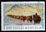 Stamps Mongolia -  CARABANA DE CAMELLOS