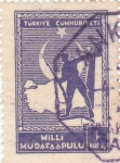 Stamps Turkey -  Defensor nacional