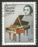 Sellos del Mundo : Africa : Guinea_Bissau : Chopin