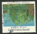 Stamps United Kingdom -  Música acuática de Händel