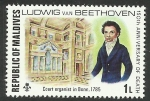 Stamps Maldives -  Beethoven