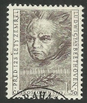 Stamps : Europe : Czechoslovakia :  Beethoven