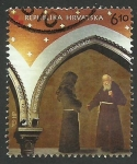 Stamps Croatia -  Monjes