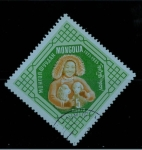 Stamps Mongolia -  NIÑO CON CORDEROS