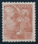 Stamps Spain -  ESPAÑA 920 GENERAL FRANCO Y ESCUDO DE ESPAÑA