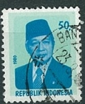 Sellos de Asia - Indonesia -  Presidente Suharto - 50