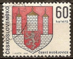 Stamps : Europe : Czechoslovakia :  Escudo de Armas,Ceske Budejovice.