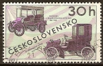 Stamps : Europe : Czechoslovakia :  Automóviles Tatra,1900-1905.