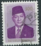 Stamps Indonesia -  Presidente Suharto - 300