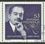 Stamps Austria -  Leo Ascher 