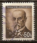 Sellos de Europa - Checoslovaquia -  Pres. Masaryk.