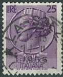 Sellos de Europa - Italia -  Moneda de Siracusa - 25