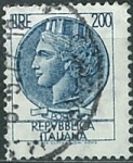 Sellos de Europa - Italia -  Moneda de Siracusa - 200