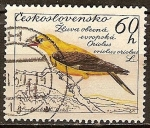 Stamps Czechoslovakia -  La oropéndola europea u oriol (Oriolus oriolus).